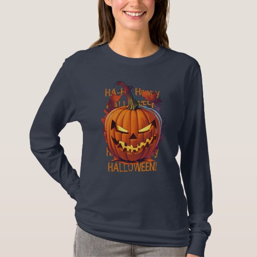 ハロウィンカボチャ Tシャツ (正面)