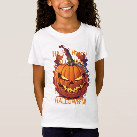ハロウィンカボチャ Tシャツ (正面)
