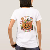 ハロウィンカボチャ Tシャツ (裏面)