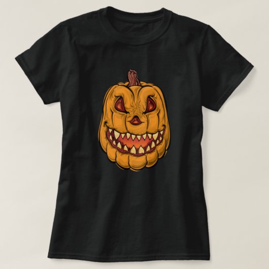 ハロウィンカボチャ Tシャツ (デザイン正面)