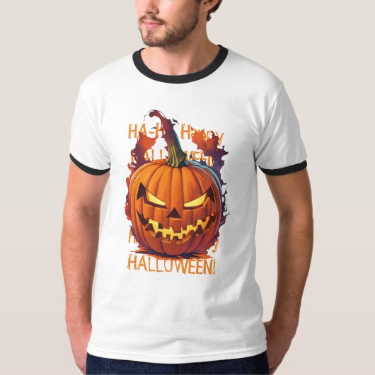ハロウィンカボチャ Tシャツ (正面)