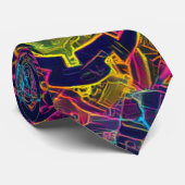 ハロウィンカボチャA.I.写真おもしろい ネクタイ (ロール)