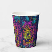 ハロウィンカボチャA.I.写真おもしろい 紙コップ (左)