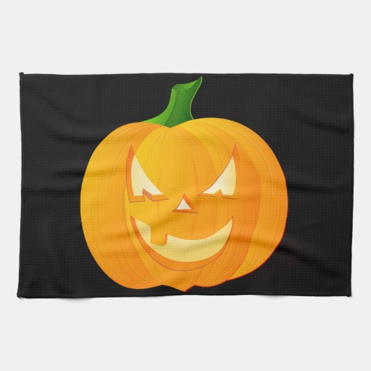 ハロウィンカボンプキンキッチンタオル キッチンタオル (横)
