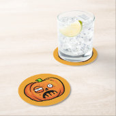 ハロウィンカボンプキンス紙コースター8 ラウンドペーパーコースター (インサイチュ)