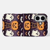 ハロウィンカボンプキンスiPhone 16ケース Case-Mate iPhoneケース (裏面 (横))