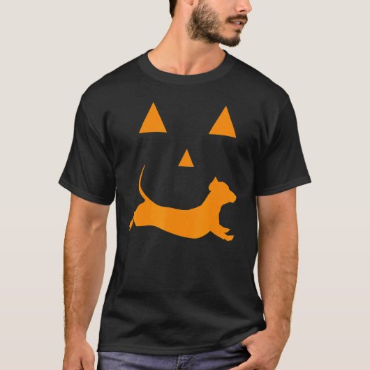 ハロウィンカボンプキンダックスシュントハロウィーンのカボチャのちょうちんの衣装 Tシャツ (正面)