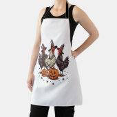 ハロウィンカボンプキンチキンウィッチ秋 エプロン (インサイチュ)