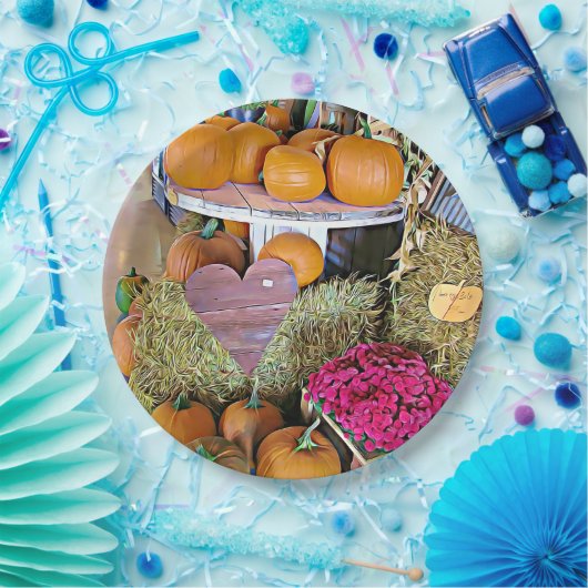 ハロウィンカボンプキンディスプレイパーティー紙プレート ペーパープレート (パーティー)