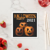 ハロウィンカボンプキンナプキン スタンダードカクテルナプキン (インサイチュ)