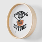 ハロウィンカボンプキンハロウィーン 壁時計 (傾斜)