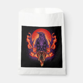 ハロウィンカラスとムーン フェイバーバッグ