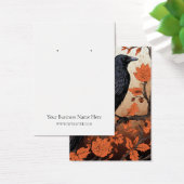 ハロウィンカラスのイヤリング表示カード (デスク)