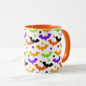 ハロウィンカラフルこうもり マグカップ (正面右)