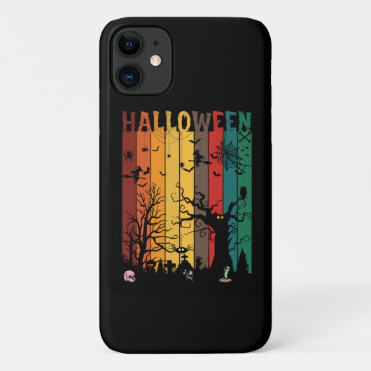 ハロウィンカラフルの夜 Case-Mate iPhoneケース (裏面)