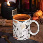 ハロウィンカラフルの怖いパターン ツートーンマグカップ<br><div class="desc">ハロウィンカラフルの怖いパターン</div>