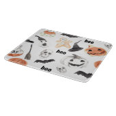 ハロウィンカラフルの怖いパターン |ハッピーハローウィン カッティングボード (角)