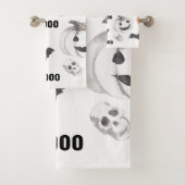 ハロウィンカラフルの怖いパターン |ハッピーハローウィン バスタオルセット (インサイチュ)