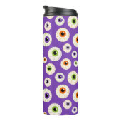 ハロウィンカラフルの眼球模様 タンブラー (回転右)