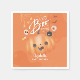 ハロウィンカラフルの赤ちゃんシャワーブテーマ スタンダードカクテルナプキン