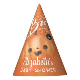 ハロウィンカラフルの赤ちゃんシャワーブテーマ パーティーハット