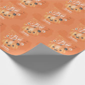 ハロウィンカラフルの赤ちゃんシャワーブテーマ ラッピングペーパー (角)