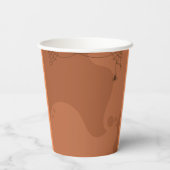 ハロウィンカラフルの赤ちゃんシャワーブテーマ 紙コップ (裏面)