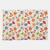 ハロウィンカラフルカボチャ離れと キッチンタオル (横)