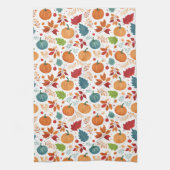 ハロウィンカラフルカボチャ離れと キッチンタオル (縦)