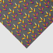 ハロウィンカラフルキャンディーコーンパターンティッシュペーパー 薄葉紙 (詳細)