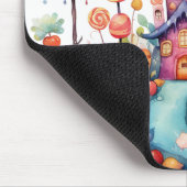 ハロウィンカラフルキャンディーハウス マウスパッド (コーナー)