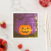 ハロウィンカラフルパンプキンナプキン スタンダードカクテルナプキン (インサイチュ)