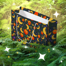 ハロウィンカラフル抱き枕 ラージペーパーバッグ