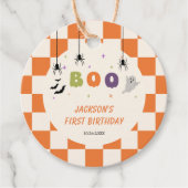 ハロウィンカラフル誕生日ギッズタグ フェイバータグ (正面)