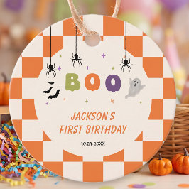 ハロウィンカラフル誕生日ギッズタグ フェイバータグ