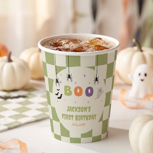 ハロウィンカラフル誕生日紙コップ 紙コップ
