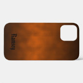 ハロウィンカラーゴシックオンブレアート名入れ Case-Mate iPhoneケース (裏面 (横))