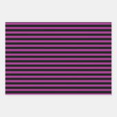 ハロウィンカラー黒オレンジパープル ラッピングペーパーシート (正面2)