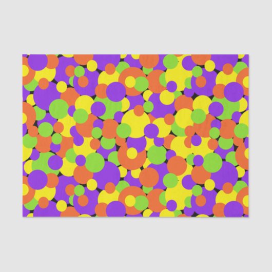 ハロウィンカラー |円 | 薄葉紙 (正面)