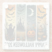 ハロウィンカルテット ガラスコースター (裏面)