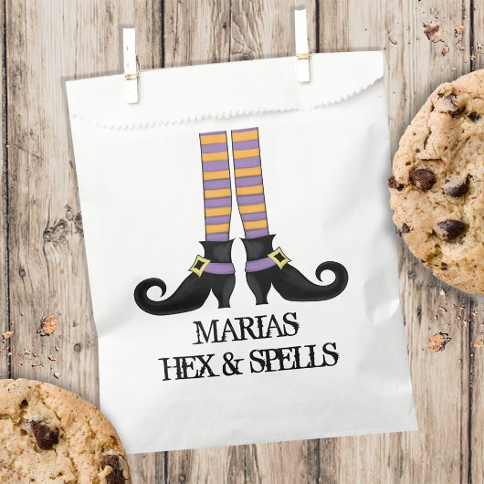 ハロウィンカワイイお洒落ウィッチシンプルストッキング フェイバーバッグ
