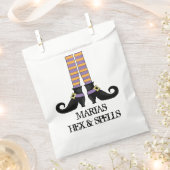 ハロウィンカワイイお洒落ウィッチシンプルストッキング フェイバーバッグ (クリップ留めされた状態)