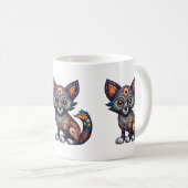 ハロウィンカワイイキツネ コーヒーマグカップ (正面右)