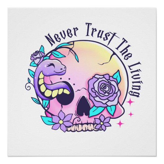 ハロウィンカワイイスカル ポスター (正面)