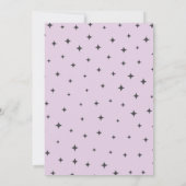 ハロウィンカワイイレトロ不気味幽霊誕生日パーティー 招待状 (裏面)