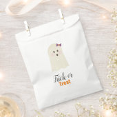 ハロウィンカワイイヴィンテージ幽霊 フェイバーバッグ (クリップ留めされた状態)