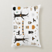 ハロウィンカワイイ不気味幽霊ウィッチカボチャ アクセントクッション (正面(垂直))