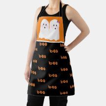 ハロウィンカワイイ幽霊グオールオレンジブラック