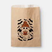 ハロウィンカワイイ幽霊秋不気味シーズンギフト フェイバーバッグ (正面)