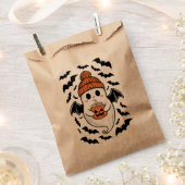 ハロウィンカワイイ幽霊秋不気味シーズンギフト フェイバーバッグ (クリップ留めされた状態)